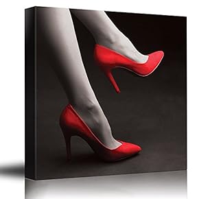 Red High Heels - Canvas Art