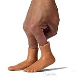 Pair of Finger Feet- Dark Skin Tone (Bulk - No Box)