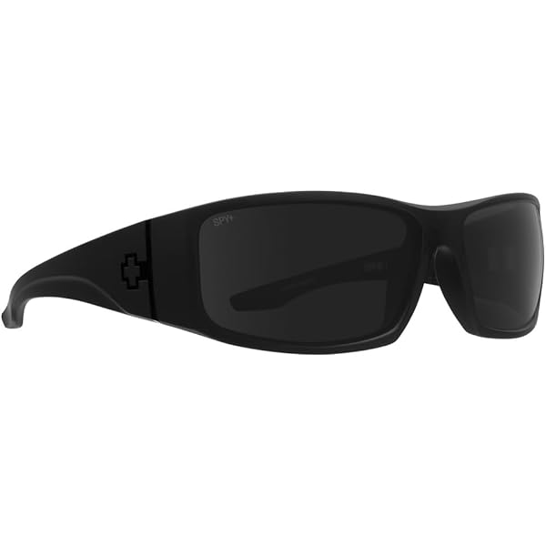 Spy Optic Cooper Sunglasses Gloss Black with Happy Gray Polarized