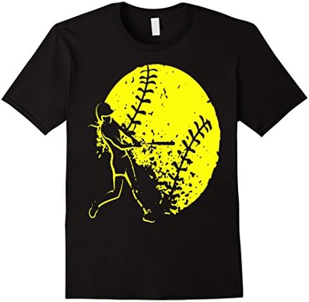 Men's Female Athlete Baseball T-Shirt XL Black
