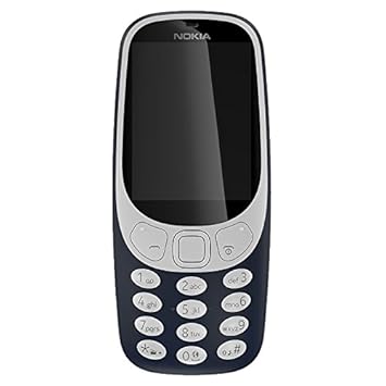 Nokia 773613 6,09 cm (2,4 Zoll) 3310, Mobilephone, 16MB, Brand Dark Blau