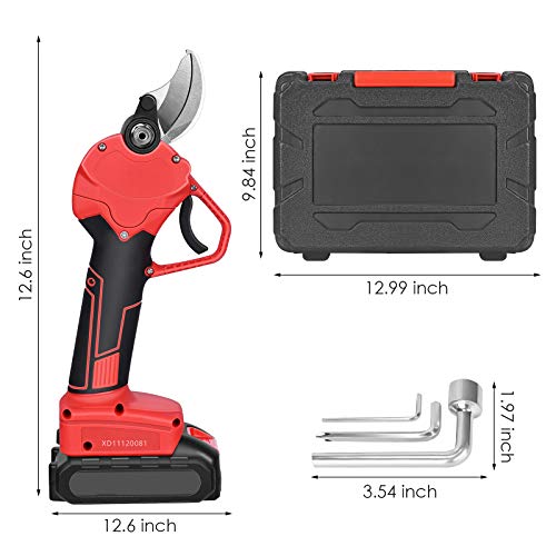 Elektrische Gartenschere, 25mm Schnittdurchmesser Schnurlose Elektrische Astschere mit 2 Batteries Professionelle Akku… – Bild 5