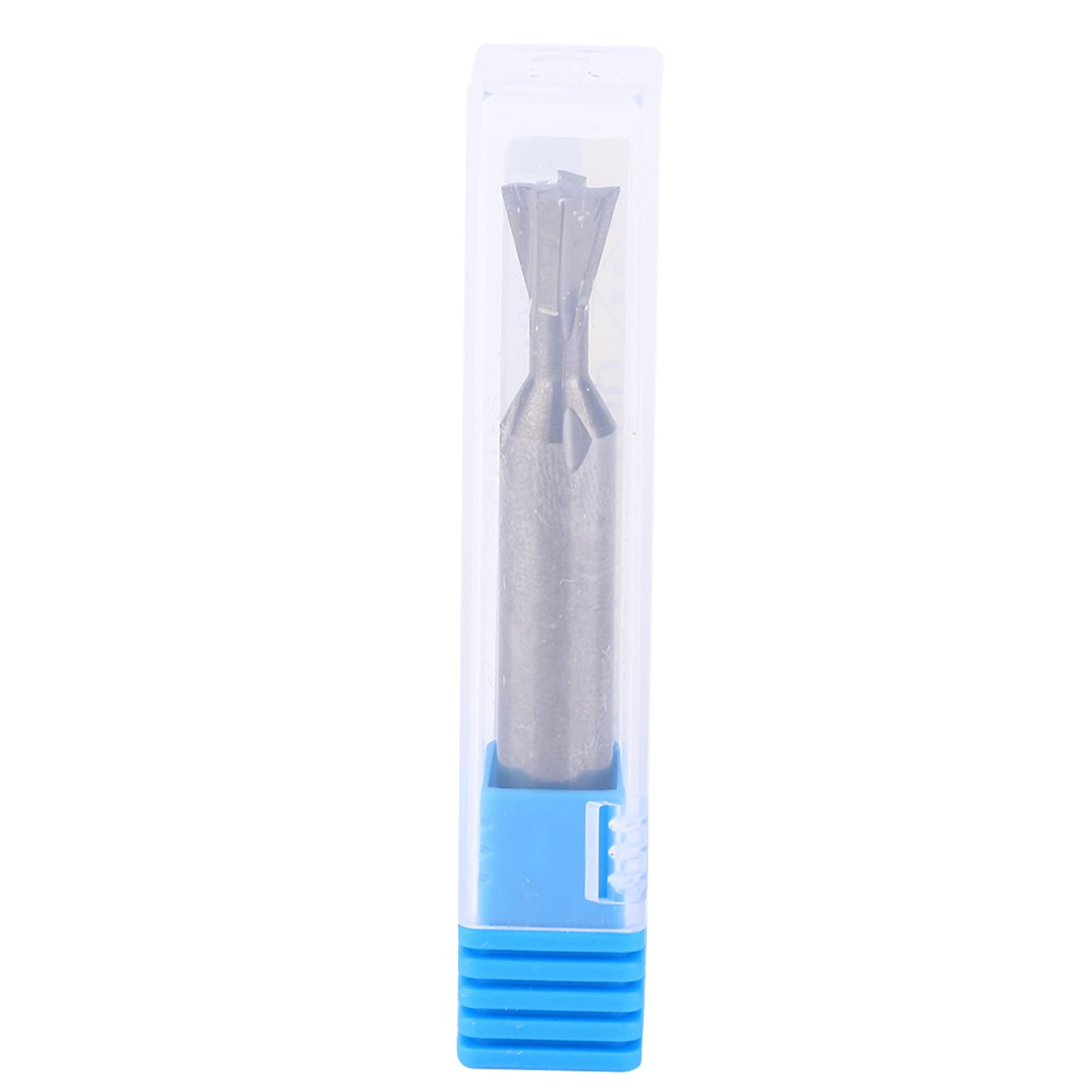 D8 x L60 x a75° x φ8 Dovetail Groove Milling Cutter, 4 Flute Tungsten Steel Straight Shank V-Shaped Slot Mill Cutter