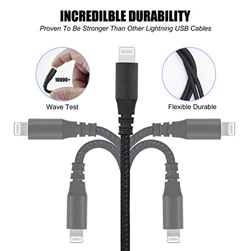 USB C to Lightning Cable 6FT [Apple MFi Certified] iPhone 11 Charger