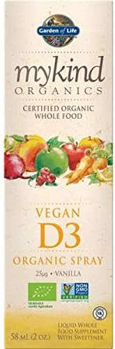 Garden of Life MyKind Vegan D3 Spray, Vanilla Flavour, 58ml - Image 3