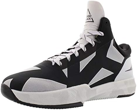 BRANDBLACK Rare Metal Lighting Basketball Men's Shoes Size White/Black