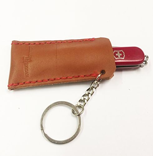Norwalk Luggage Belting Leather Knife Pouch Key Ring for Swiss Army Knife