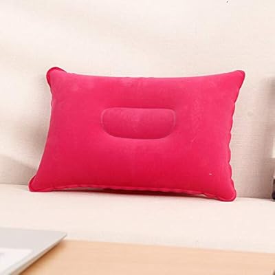 Fkloc Neck Pillow 30x47x12cm 4 Colors Rectangle Shape For Airplane
