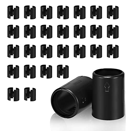 Jamiikury 52 Pack Wire Shelf Clips, Black Shelf