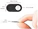 Foretra - Ultra Thin Metal Webcam Cover Privacy Slide for Your Laptop Tablet Avoid Camera Hacking and Protect Your Privacy 5-Pack (Black)