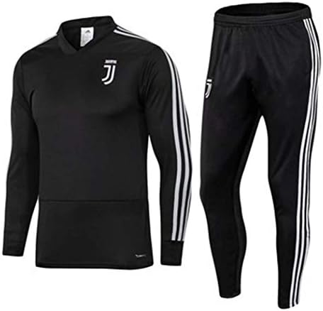 LISIMKE Juventus Club Long Sleeve Jersey Football Suit Team Play Competition Training Sweatshirt Jacket