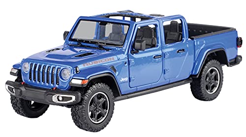 Motormax Toy 2021 Gladiator Rubicon (Open Top) Pickup Truck Blue 124-127 Diecas…