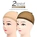 FANDAMEI 12pcs Stocking Wig Caps, 6pcs Brown Skin Tone Stocking Caps& 6pcs Light Brown Stretchy Nylon Wig Caps for Women
