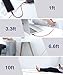 JSAUX USB C Cable 4-Pack [10ft+6.6ft+3.3ft+3.3ft], USB A to USB C Charger Cord 3.1A Fast Charging Compatible with iPhone 15/15 Pro Max, Samsung Galaxy S24 S23 S22 S10 A54 Car Play LG G8 G7 Red