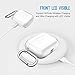 Valkit Compatible Airpods Pro Case Cover, Clear Airpod Pro Protective Case 2019 with Keychain Shockproof Soft TPU Case for Apple Airpods Pro Charging Case 3RD Gen[Front Led Visible] - Transparent