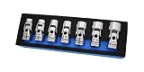 Astro Pneumatic Tool 74307 7-Piece 3/8" Drive Flex Socket Set - 6 Point - SAE