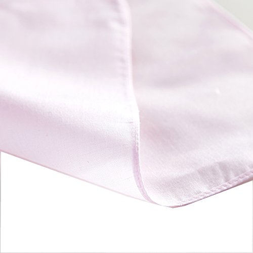 Ricosky Women's\Ladies Embroidery Cotton Handkerchiefs Pack of 6 (LIGHT PINK)