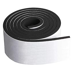 Neoprene Foam Strip Roll by Dualplex, 4" Wide