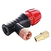 Toygogo Draagbare CO2 fiets inflator hoofd, bandenpomp past voor Presta & Schrader ventiel, werkt voor de meeste…