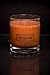 Man Cave Candle in Reusable 8 oz Whiskey Glass - Scented with Masculine Acqua di Gio Fragrance - for the Cool Modern Stylish Classy Sophisticated Gentleman Hand Made in USA