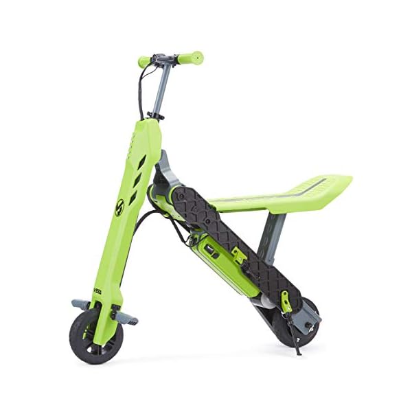 VIRO Rides Vega 2in1 Transforming Electric Scooter & Mini Bike, Green