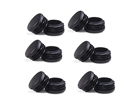 12 Pcs 1 1/4 Inch Round Plastic Plug, Pipe Tubing End Cap, Durable Chair Glides,Non-slip Chair Leg Caps - Thumbnail 3