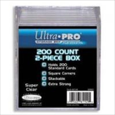 Ultrapro 200Ct 2-Piece Plastic Box