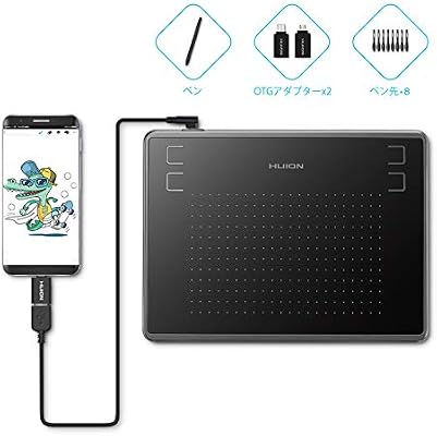 Amazon Huionペンタブレット携帯接続アップグレード可能 4 8 3