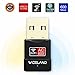 USB Wifi Adapter,Mini Dual Band Wireless Adapter, AC 600Mbps USB WiFi Dongle 2.4G/5G Network Card for PC/Desktop/Laptop,Supports Windows 10/8/7/Vista/XP,Mac OS X 10.4-10.12