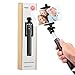 Selfie Stick, NOOTPRODUCTS LOCUST Series Compact Portable Self-Portrait Extendable Monopod with built-in Bluetooth Remote Shutter for iPhone 6s, 6, 5s, Android and All Other Smartphones - Black