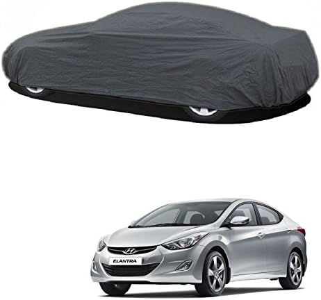 Auto Shelter Double Stitched Car Cover with Bag (Grey) for Hyundai Elantra