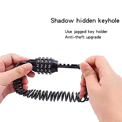 image for UiiziC Bike Lock Cable, 5.9 Ft Portable Mini Bicycle Lock Security Upg