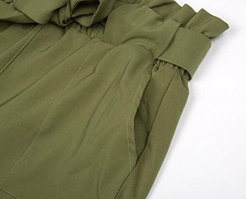 GRACE KARIN Women's Cropped Paper Bag Waist Pants with Pockets 7 GRACE KARIN Women's Cropped Paper Bag Waist Pants with Pockets