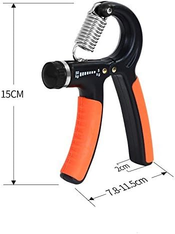 Okun Hand Grip Strengthener &amp; Finger Exerciser For Forearm Workouts - Hand Gripper Exerciser With Adjustable Resistance Up to 10-40 Kg (22 - 88 Lbs)