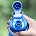 Anntrue Collapsible Water Bottle Food-Grade Silicone Portable Leak Proof Travel Water Bottle, 18oz(Sky Blue)