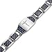 Willis Judd Men's Christian Jesus Crucifix Cross Blue Carbon Fiber Titanium Magnetic Bracelet