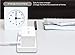Charging Station for Arlo Rechargable Batteries (2 Ports White) - for Arlo Security Light & Arlo Pro Smart Home Cameras & Arlo Pro 2 & Arlo Go Batteries VMA4410 ALS1101 ALS1101 by Sully
