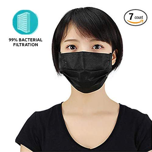 Disposable N95 Face Mask with Activated Charcoal 7 Pack for Dust