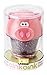 Joie Oink Oink Pepper Mill or Salt Grinder with Ceramic Mechanism, 4-Ounce Capacity
