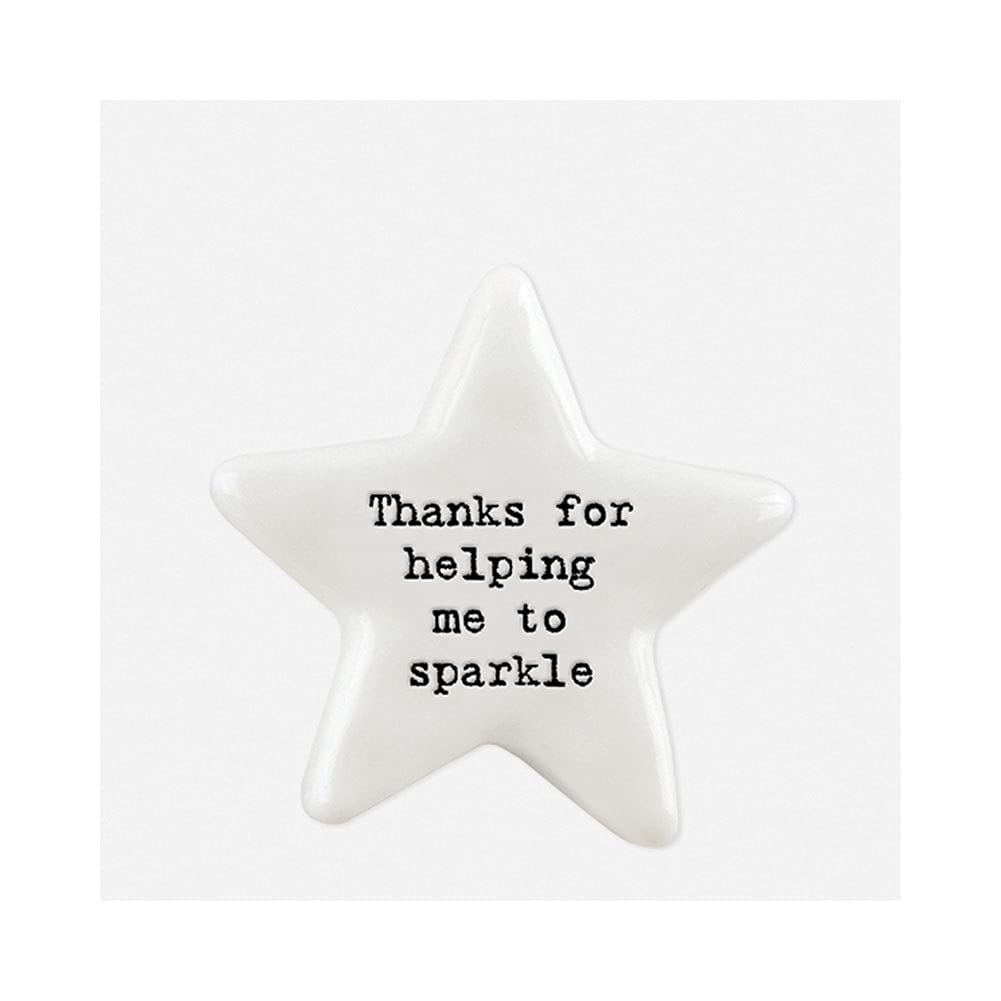 East of India Star Token - Thanks For Helping Me Sparkle