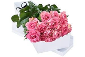 Two Dozen Fresh Pink Roses | Fresh Cut Flowers | Flower Bouquets | Anniversary Flowers | Birthdays Flowers | Flower Delivery 