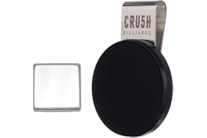 Cru5h Billiards Magnetic Pool Chalk Holder – Secure Belt Clip for Snooker & Billiards – Durable Aluminum, Easy Access Design