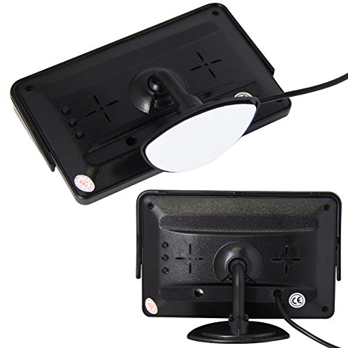 Buyee Car Rear View Kit 4.3" TFT LCD Monitor + Car Reversing Camera 170 Degree Angle