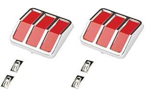 Blue Diamond Classics Pedal Car Parts, AMF Fits Mustang Chrome Tail Light with Clips