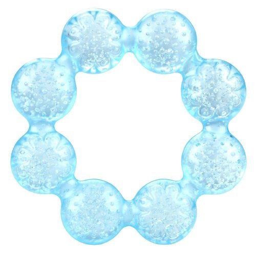 Nuby IcyBite Soother Ring Teether, 2 Count (Blue)