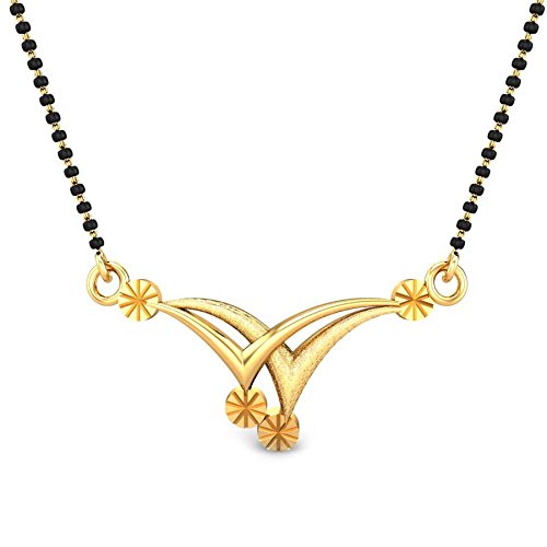 22k (916) Yellow Gold Ayushmati Tanmaniya Pendant for Women