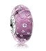 Pandora PURPLE EFFERVESCENCE Murano Glass Charm No. 791616CZ