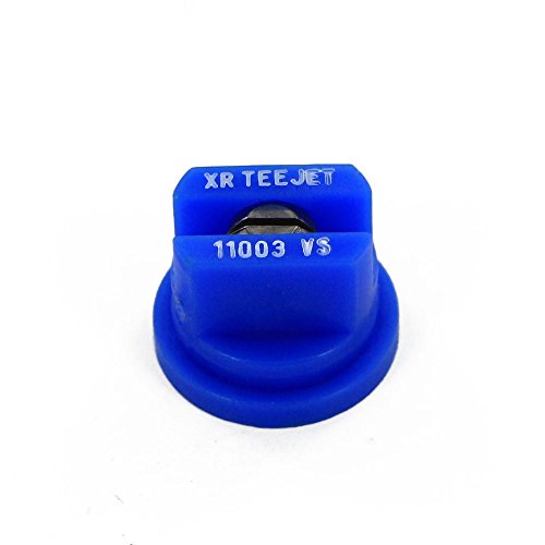 TeeJet XR Extended Range Spray Nozzle XR11003VS - 110Â° - 0.3 GPM - Blue (Pack of 12)