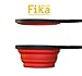 FIKA Collapsible Silicone Measuring Cups - 4 Piece Set Kitchen Utensil Dry or Liquid SALE PERFECT GIFTS