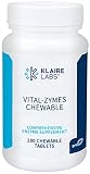 Klaire Labs Vital-Zymes Chewable Tablets, 180 Count